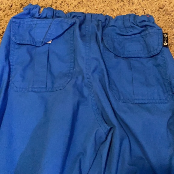 Royal Blue Koi Scrub Pants - Picture 4 of 5